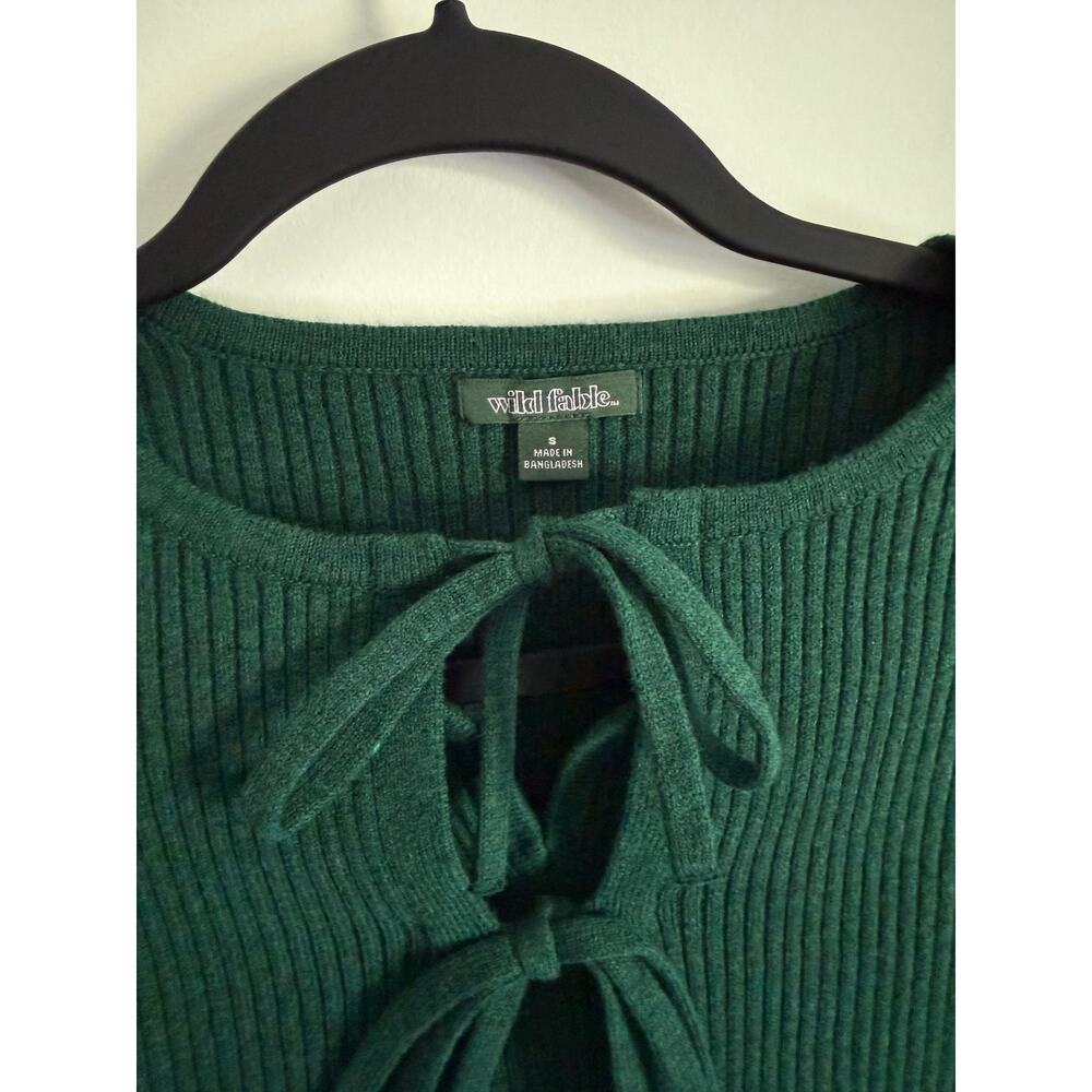 $18 New Wild Fable Twin Cardigan Set - Small - Green - Picture 3 of 8
